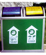 牛奶盒環(huán)保材質(zhì)分類垃圾桶HT-HB424